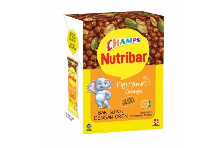CHAMPS NUTRIBAR FIGHTAMIN ORANGE 6X25G 